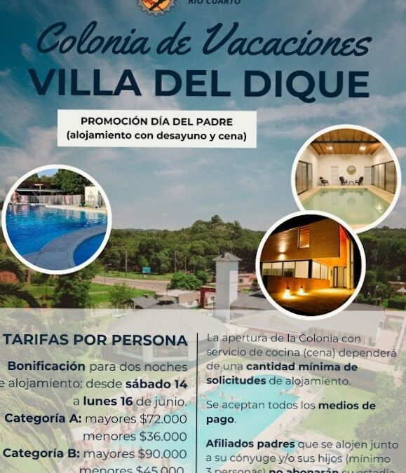 Colonia de Vacaciones Villa Del Dique para afiliados al Sindicato de Luz y Fuerza