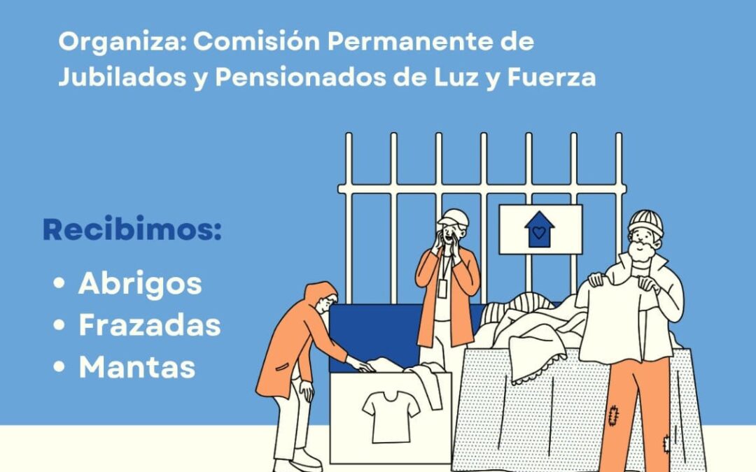Colecta solidaria de Luz y Fuerza