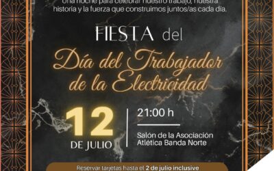 ¡Se viene la Fiesta del Día del Trabajador/a de la Electricidad! ⚡🎉