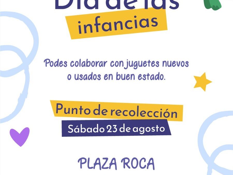 Te esperamos, este sábado en Plaza Roca de 10 a 12