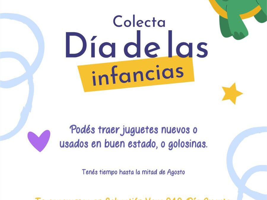 Colecta por el día de las infancias 🥳