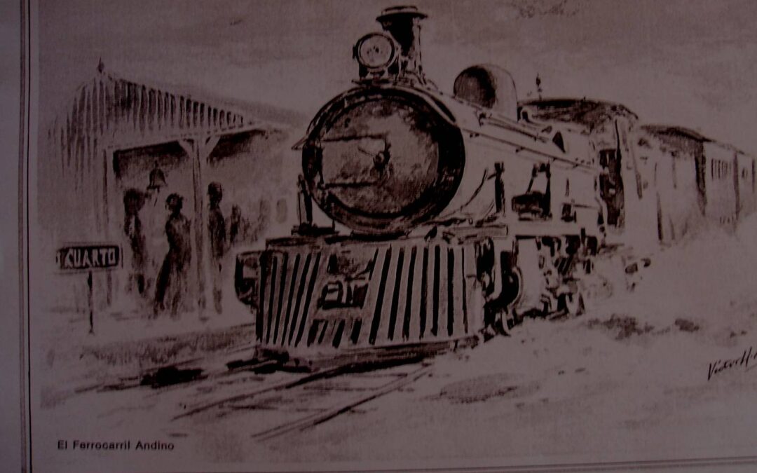 Llegada del primer tren a la ciudad de Río Cuarto